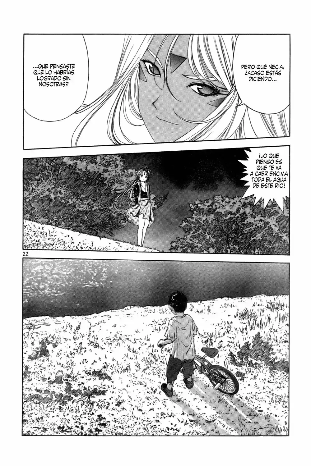 Aa! Megami-sama! capítulo 219, página 21
