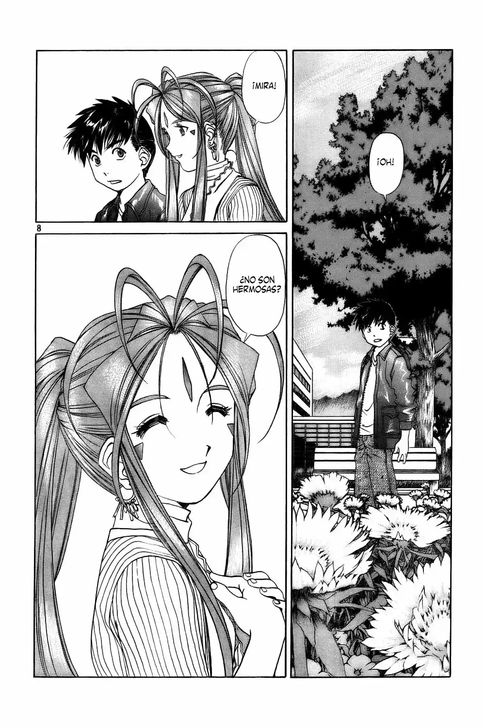 Aa! Megami-sama! capítulo 220, página 8