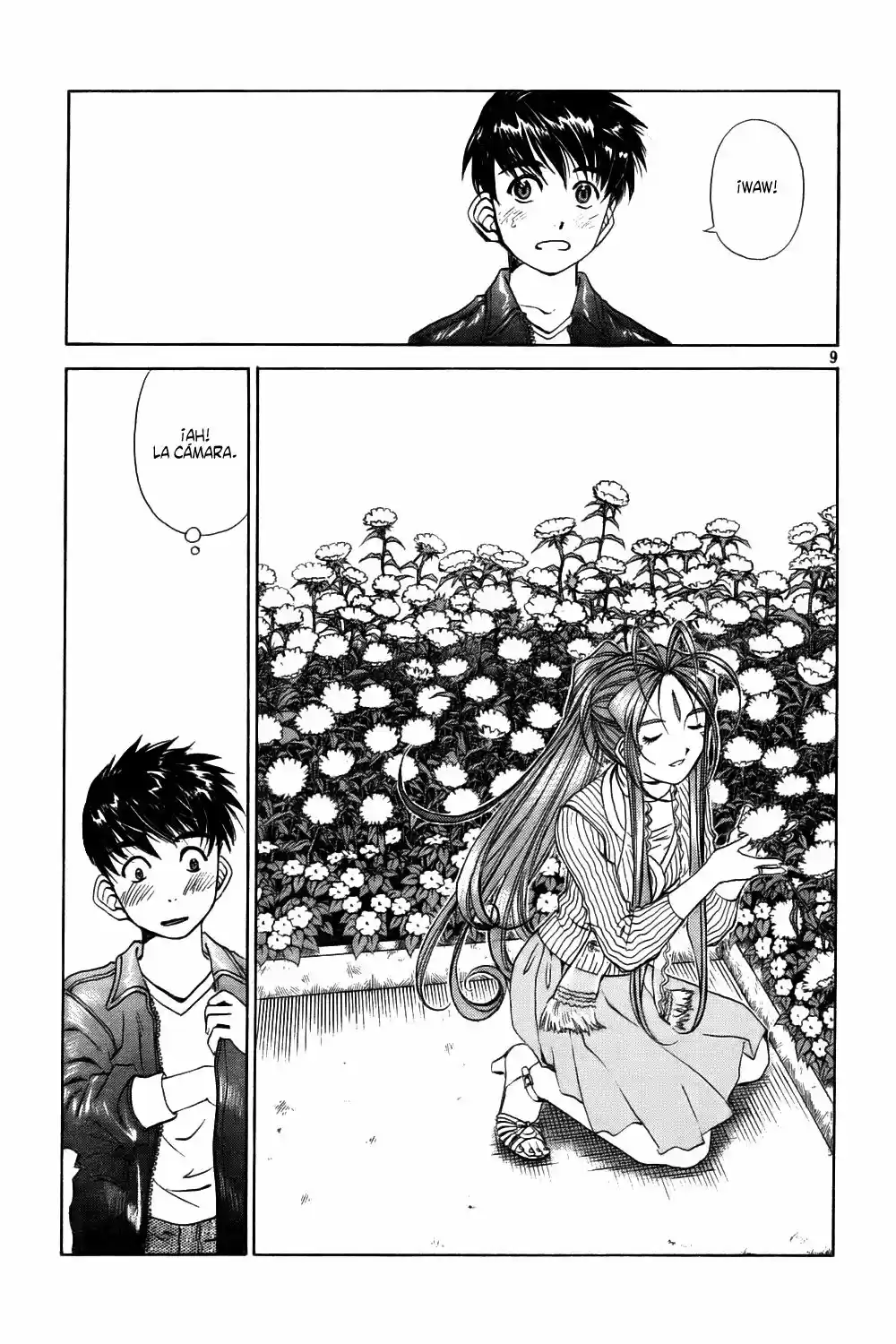 Aa! Megami-sama! capítulo 220, página 9