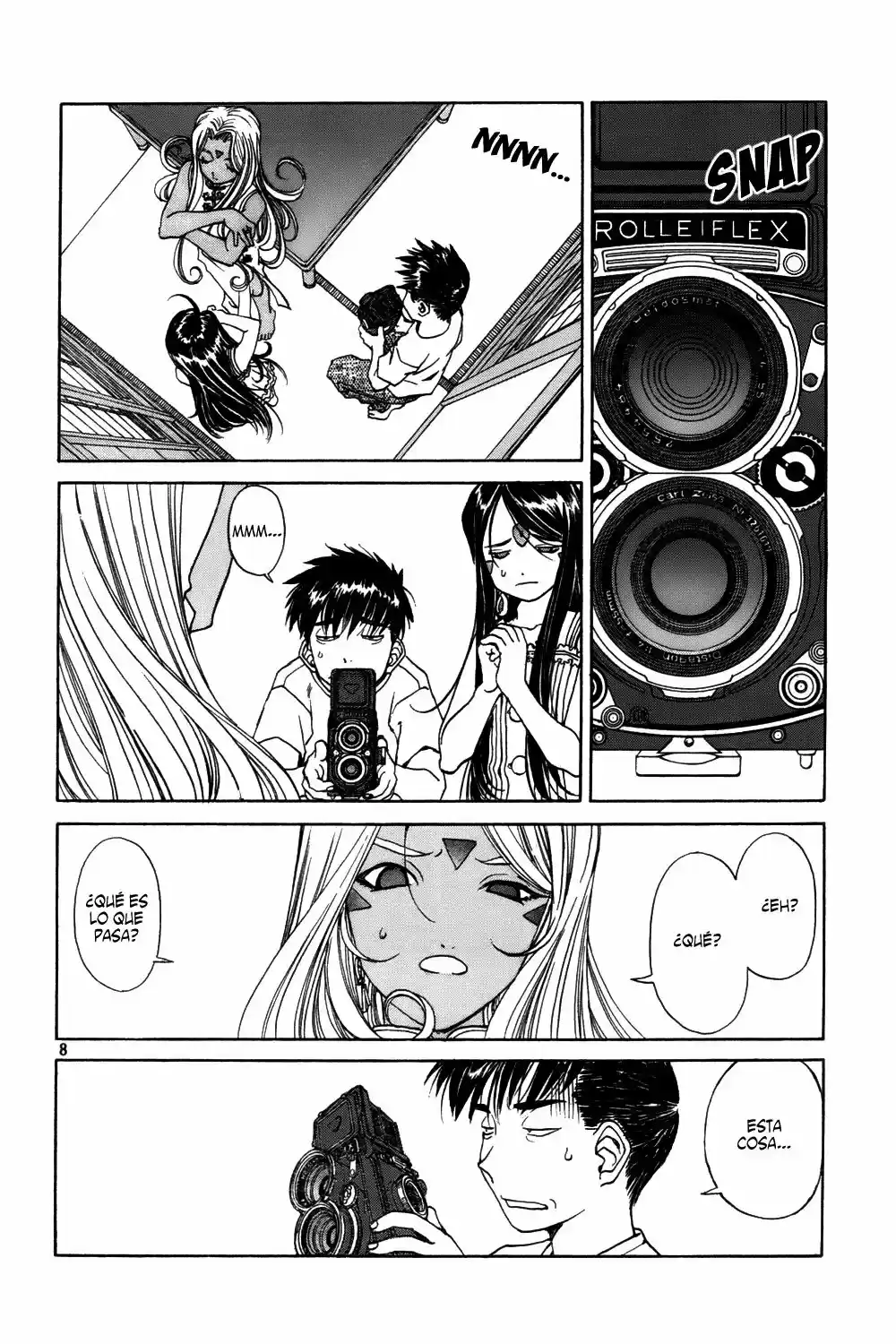 Aa! Megami-sama! capítulo 221, página 8