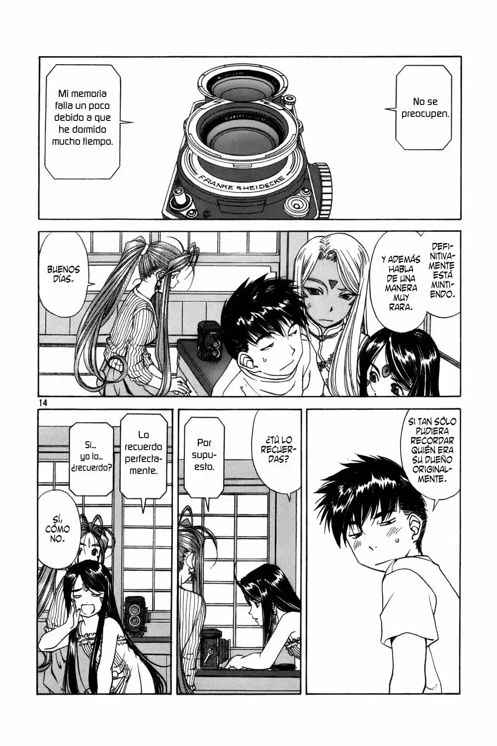 Aa! Megami-sama! capítulo 221, página 14