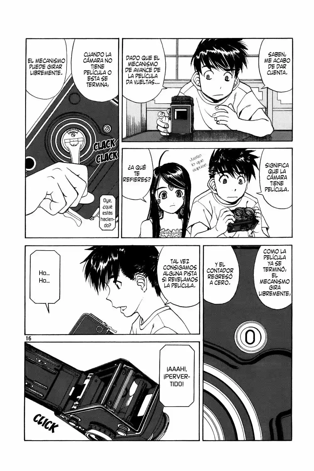 Aa! Megami-sama! capítulo 221, página 16