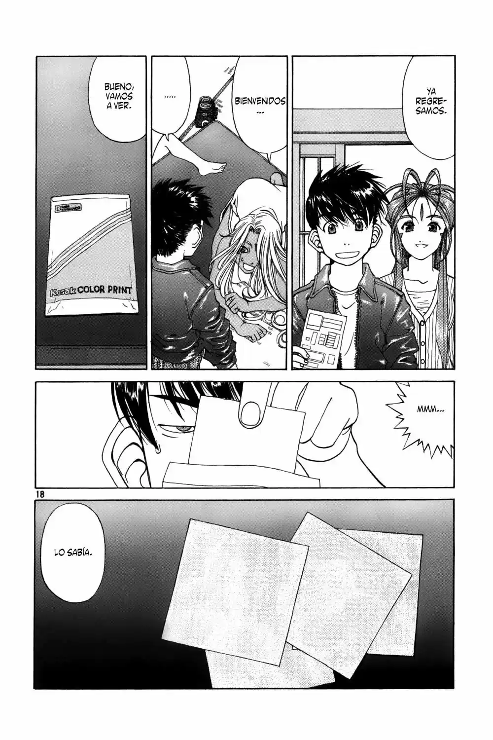 Aa! Megami-sama! capítulo 221, página 18