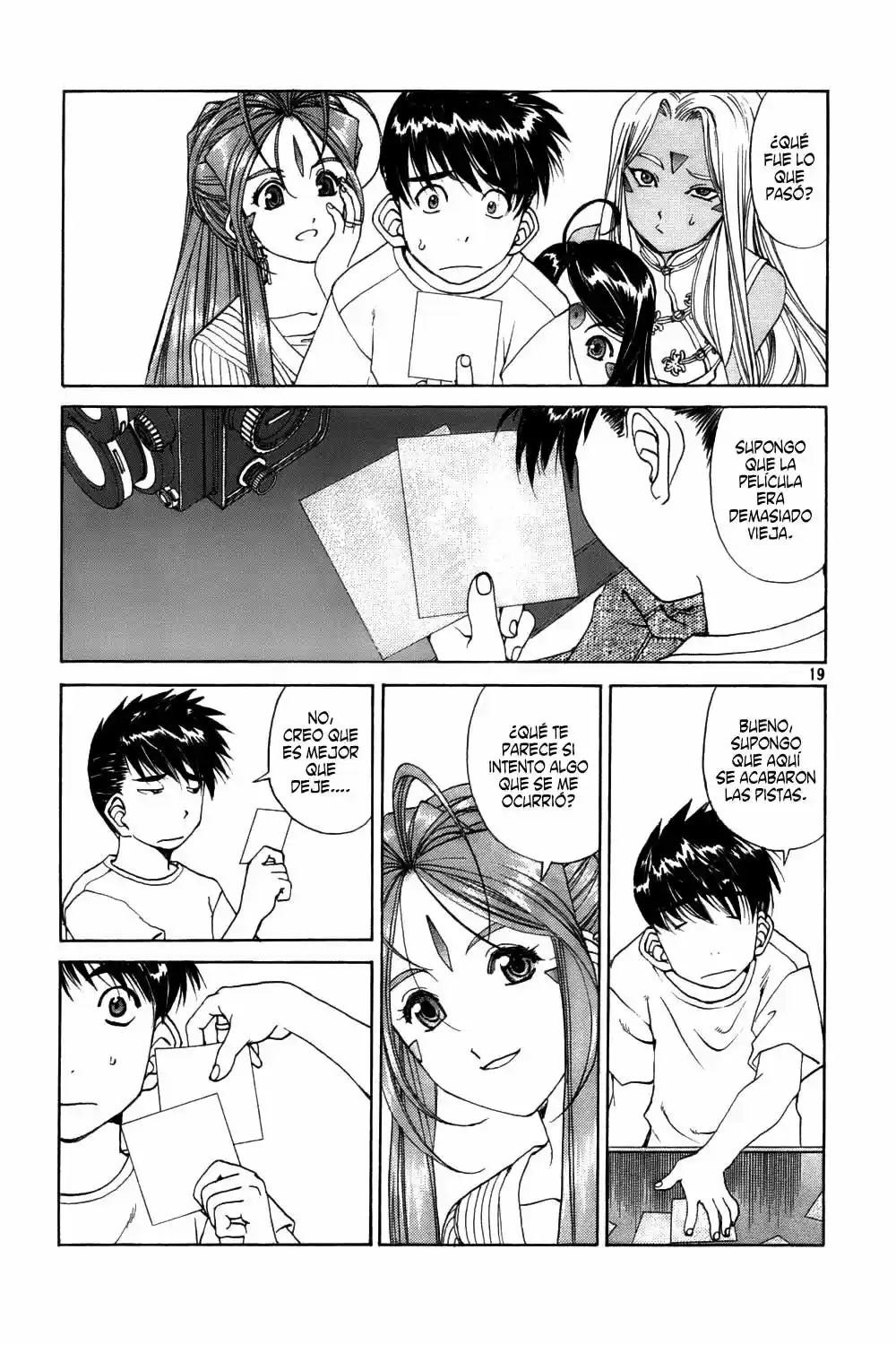 Aa! Megami-sama! capítulo 221, página 19