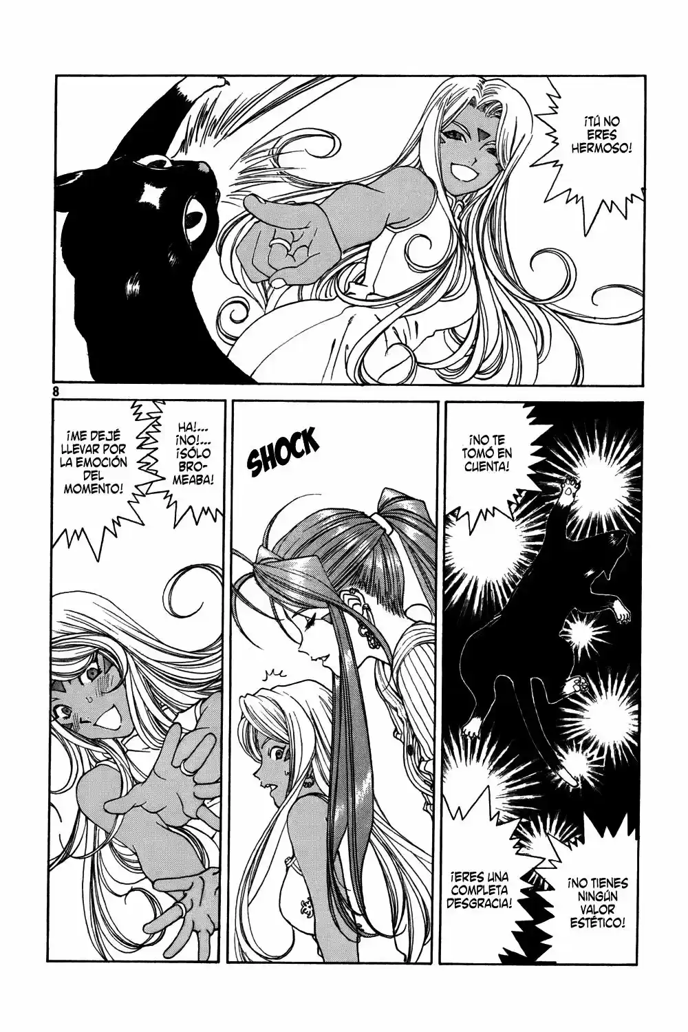 Aa! Megami-sama! capítulo 222, página 8
