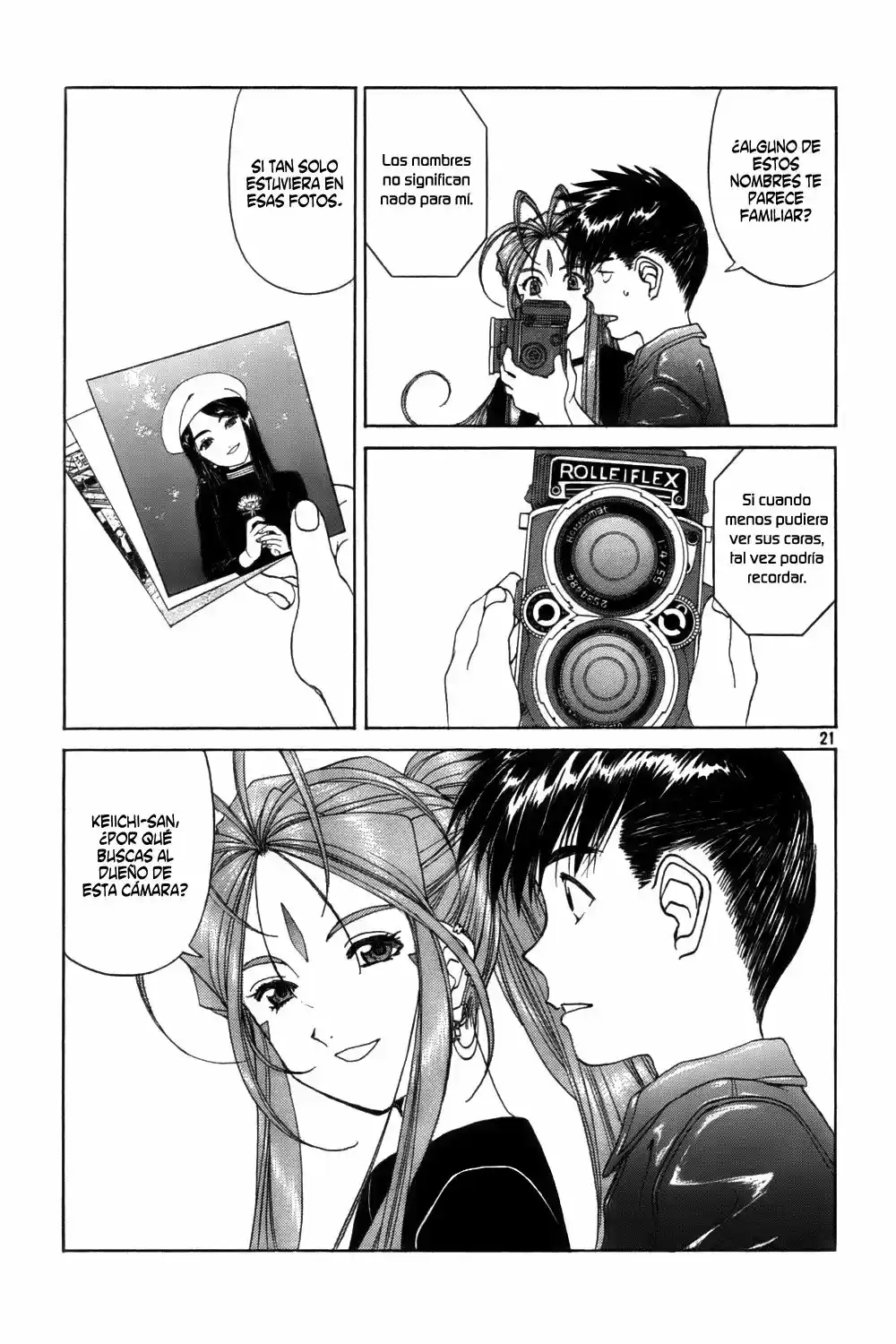 Aa! Megami-sama! capítulo 222, página 21