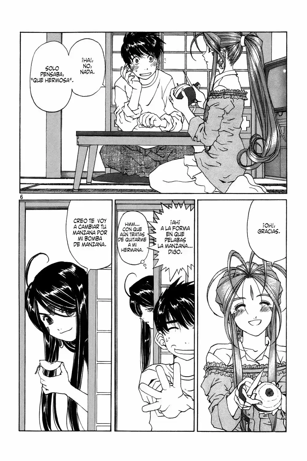 Aa! Megami-sama! capítulo 224, página 6