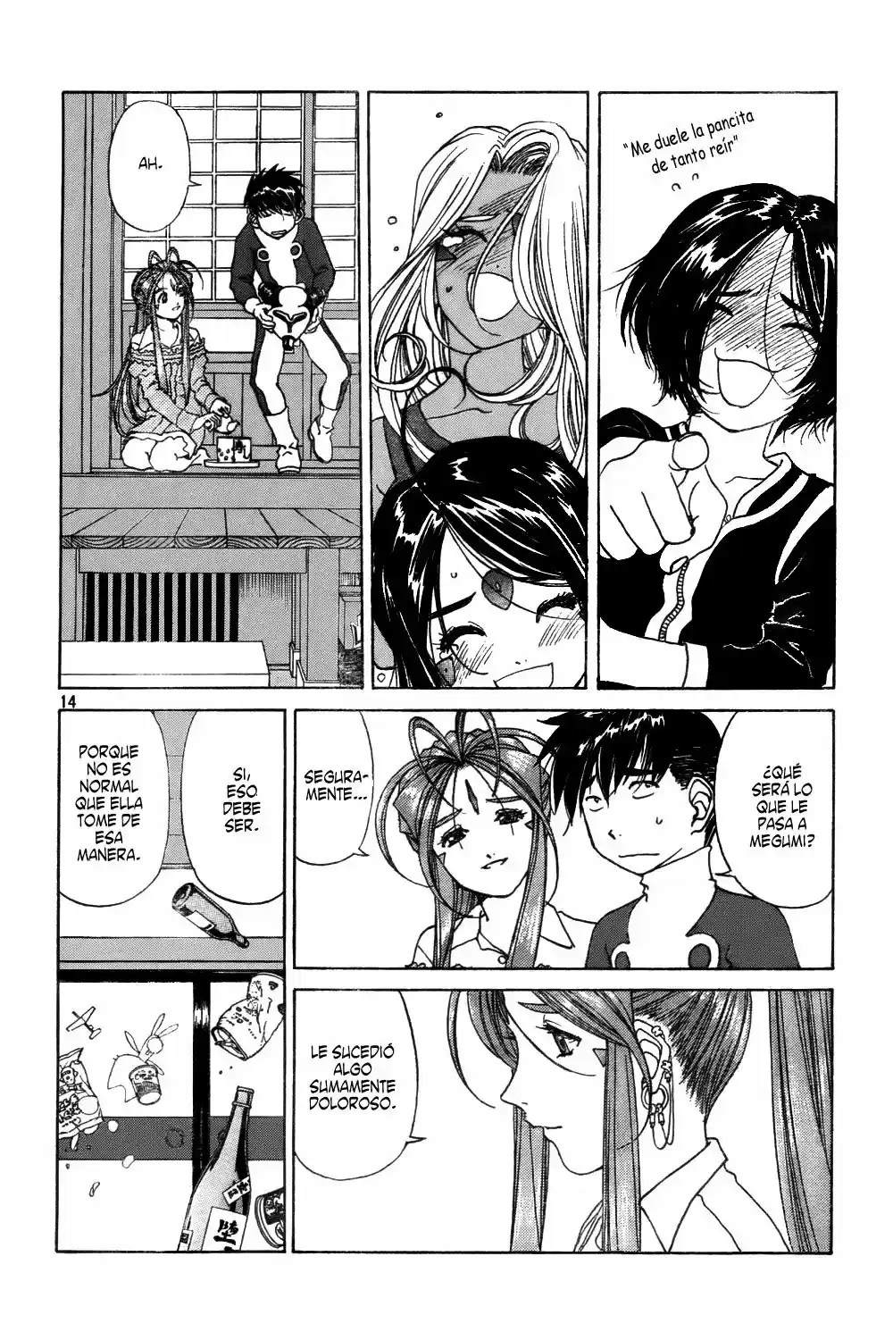Aa! Megami-sama! capítulo 224, página 14