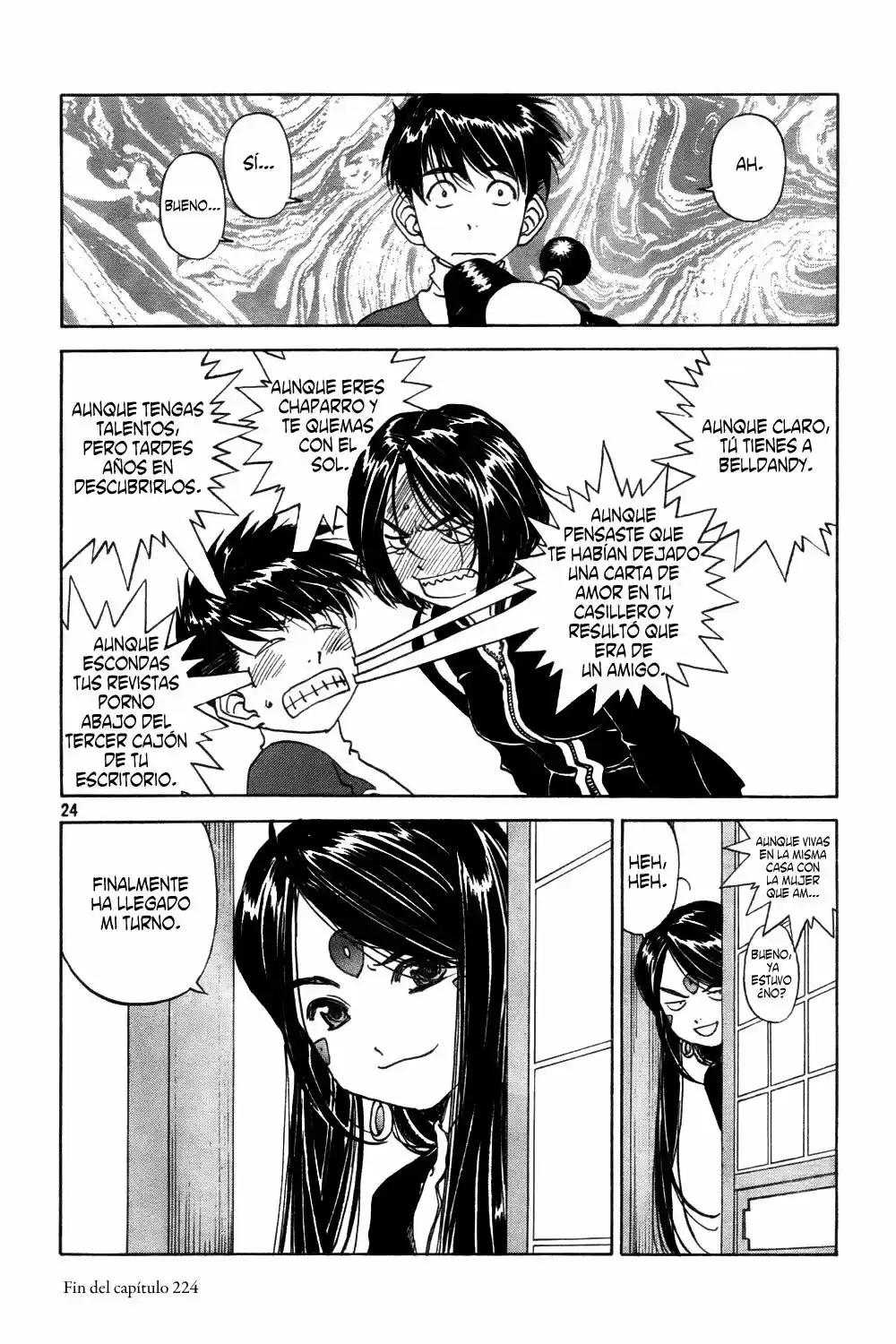 Aa! Megami-sama! capítulo 224, página 24