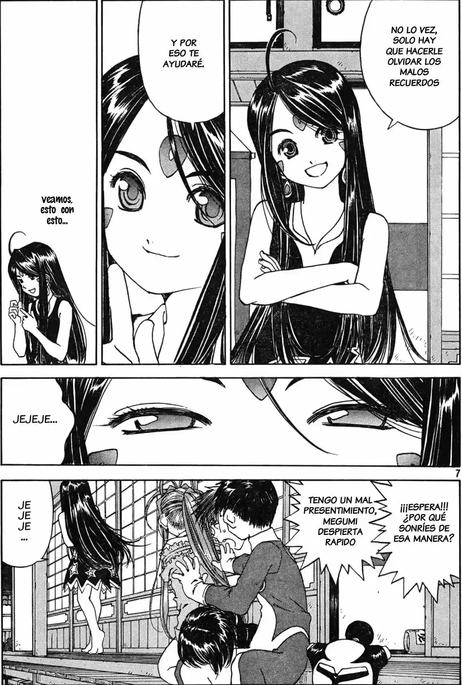 Aa! Megami-sama! capítulo 225, página 7