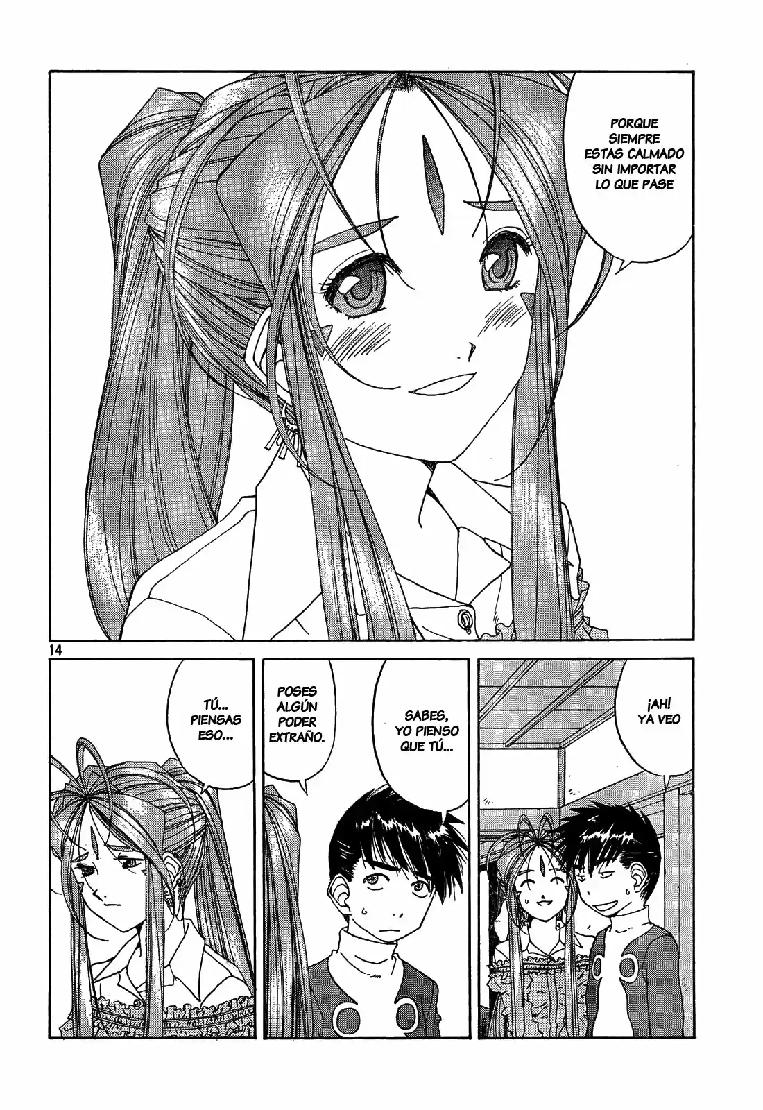 Aa! Megami-sama! capítulo 227, página 14