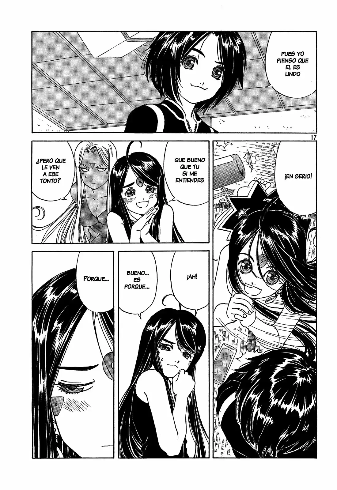 Aa! Megami-sama! capítulo 227, página 17