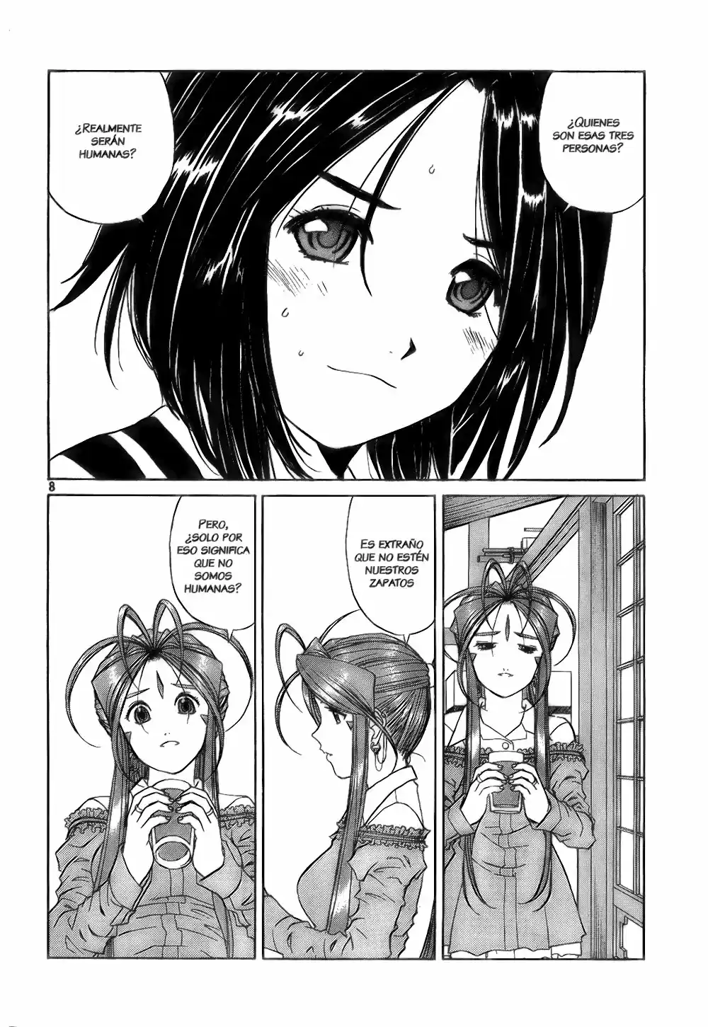 Aa! Megami-sama! capítulo 228, página 8