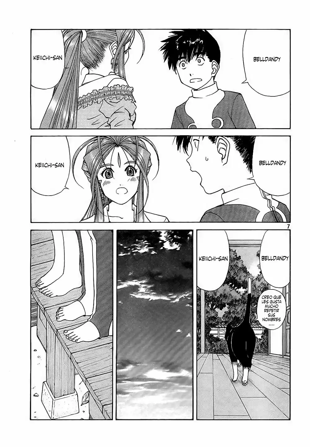 Aa! Megami-sama! capítulo 230, página 7