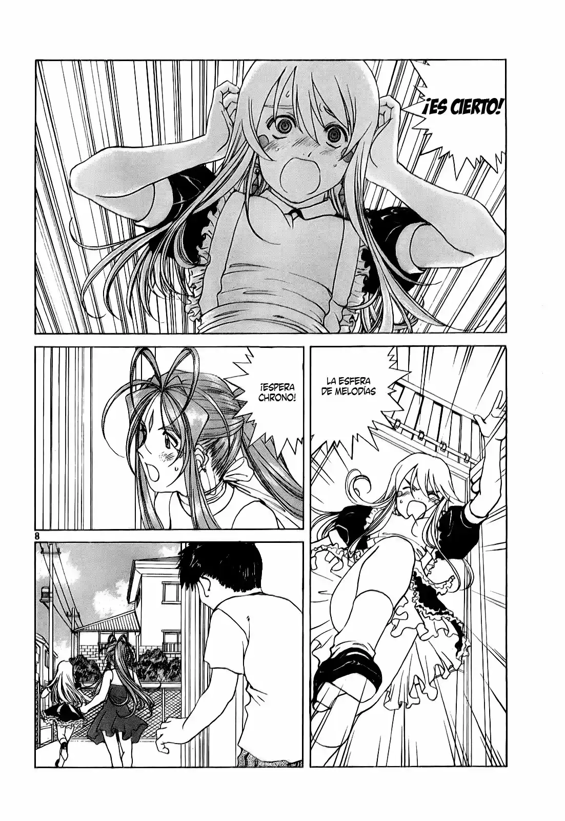 Aa! Megami-sama! capítulo 232, página 8