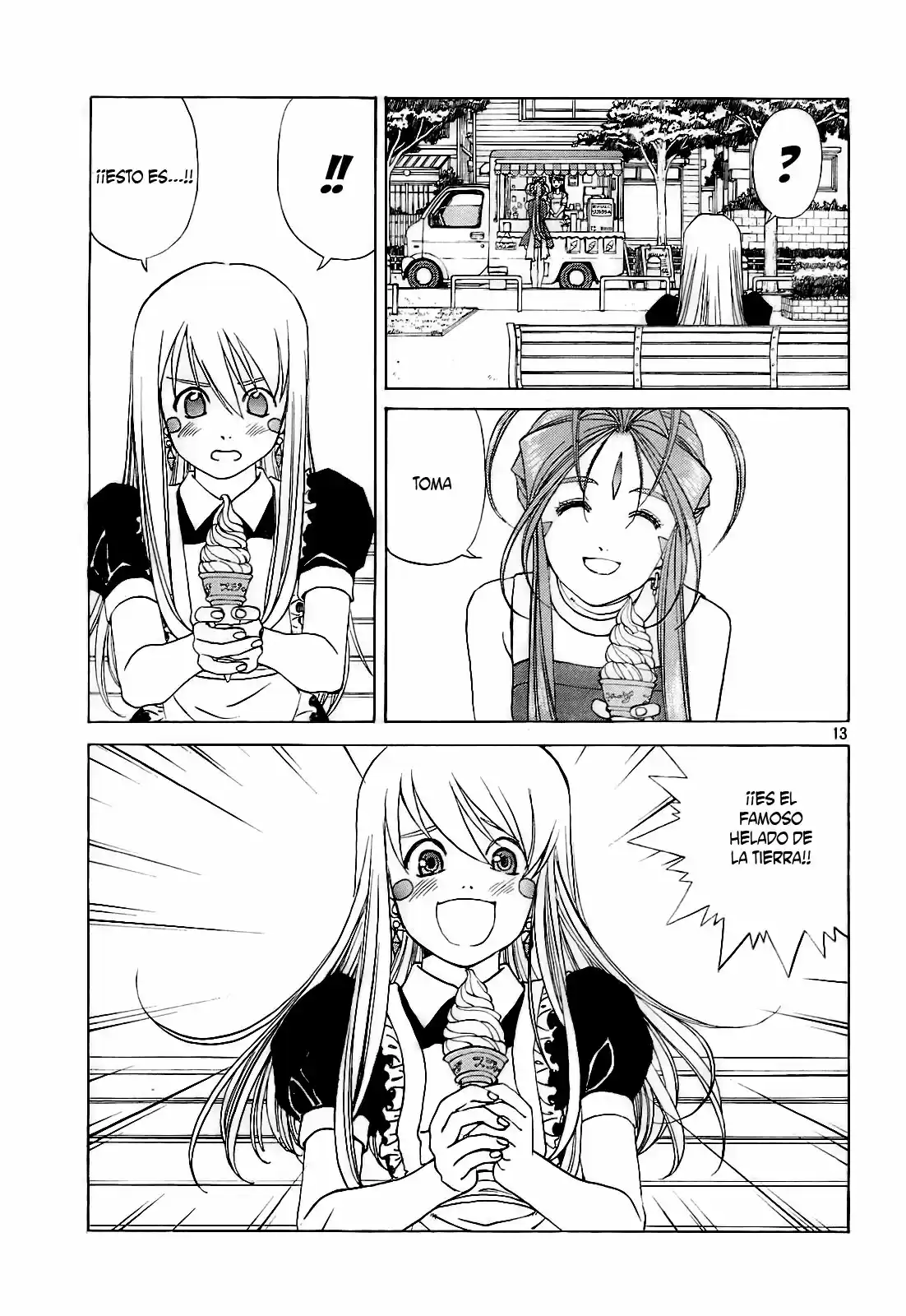Aa! Megami-sama! capítulo 232, página 13
