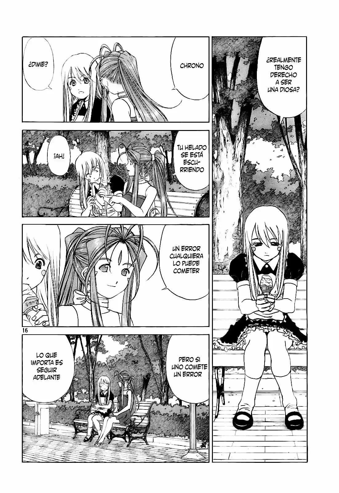 Aa! Megami-sama! capítulo 232, página 16