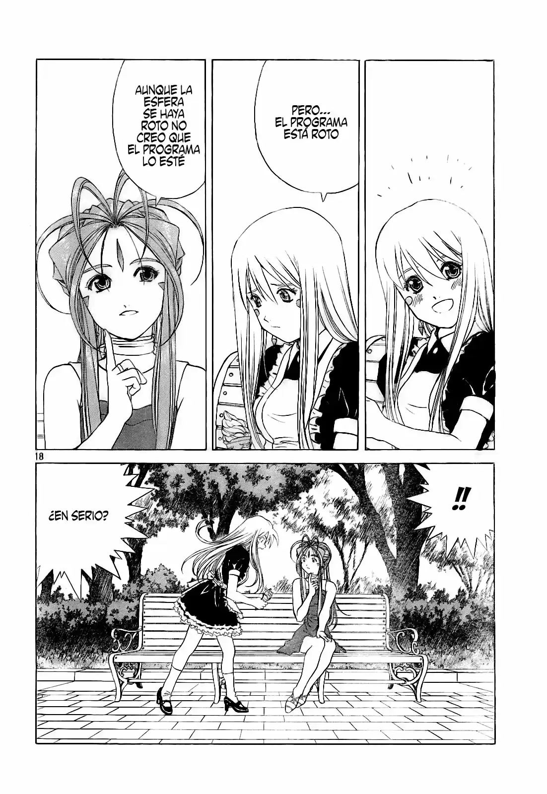 Aa! Megami-sama! capítulo 232, página 18