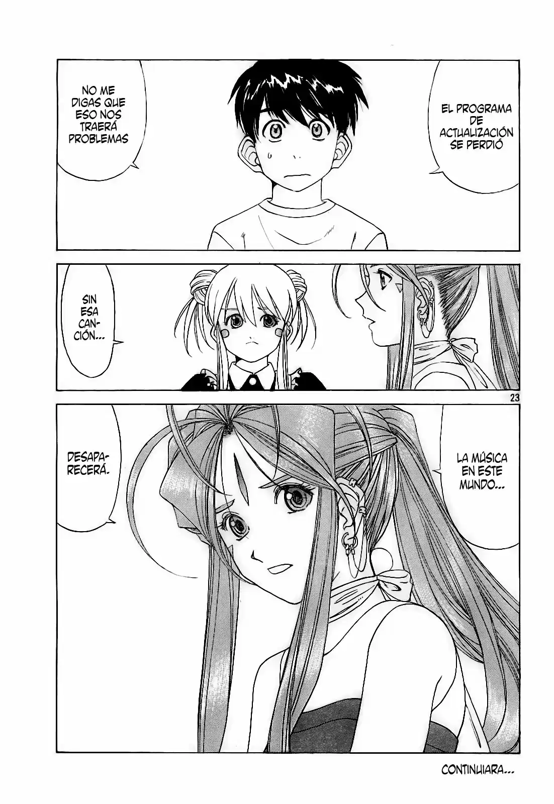 Aa! Megami-sama! capítulo 232, página 23