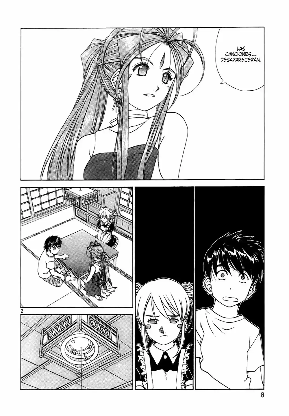 Aa! Megami-sama! capítulo 233, página 2