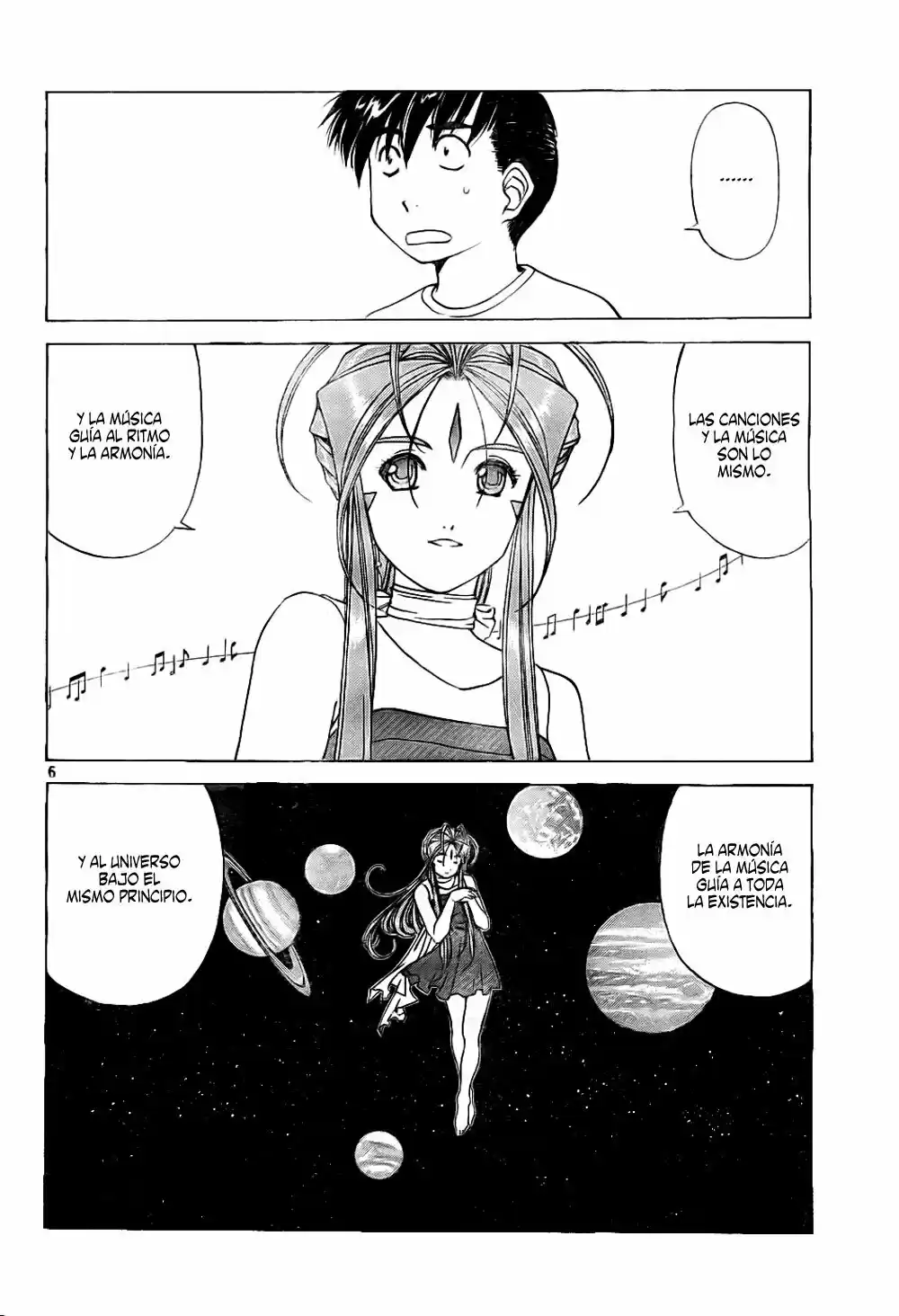 Aa! Megami-sama! capítulo 233, página 6