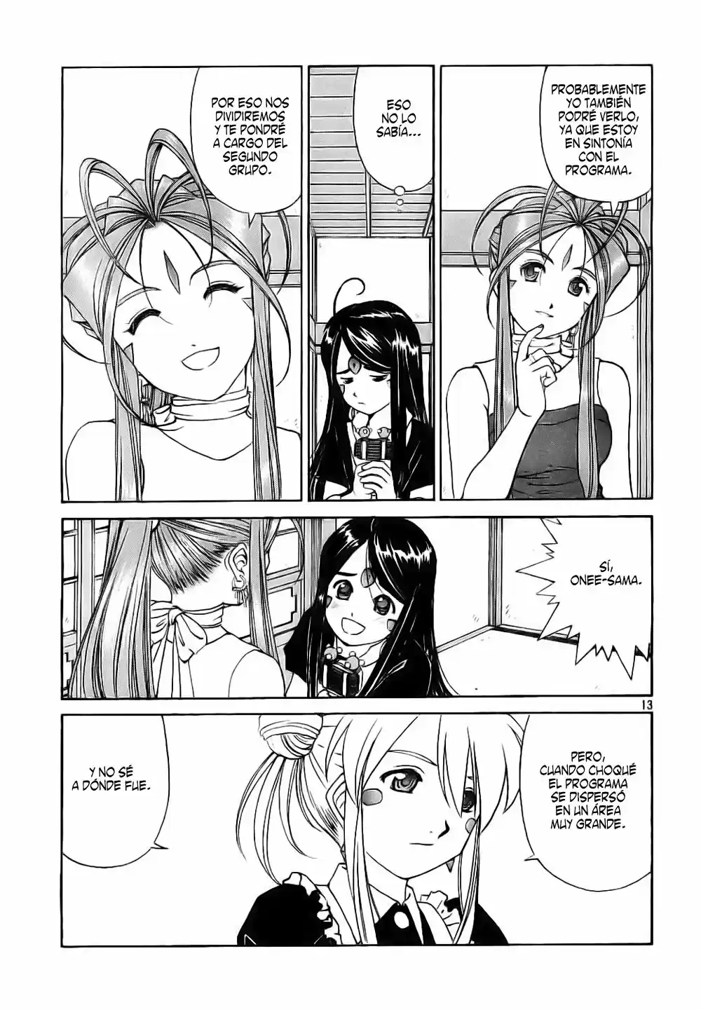 Aa! Megami-sama! capítulo 233, página 13