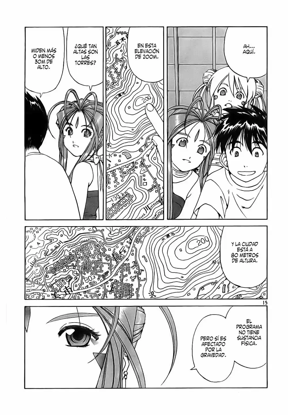 Aa! Megami-sama! capítulo 233, página 15