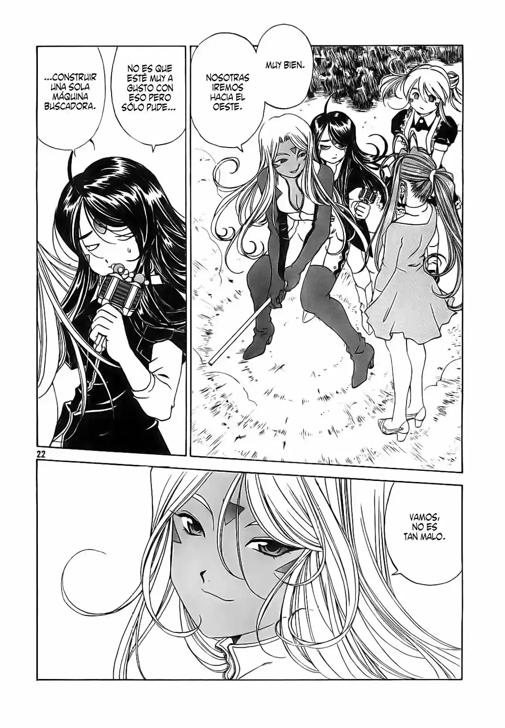Aa! Megami-sama! capítulo 233, página 22