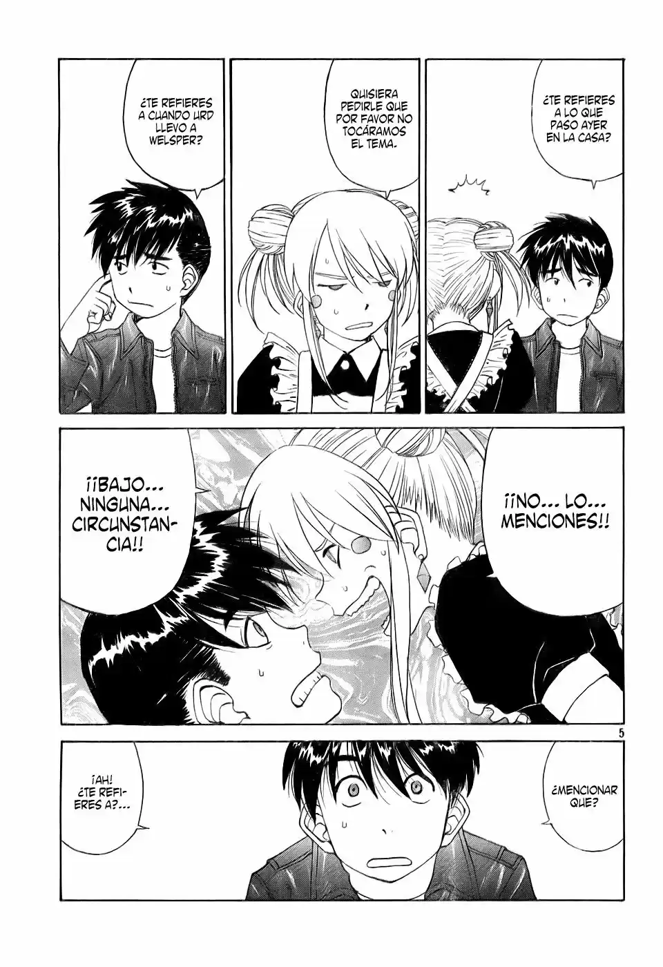 Aa! Megami-sama! capítulo 235, página 5