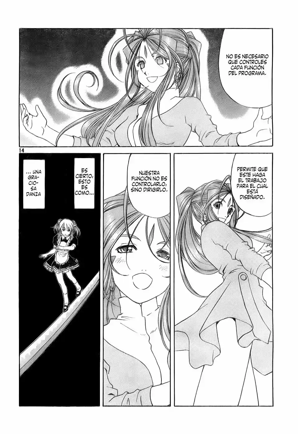 Aa! Megami-sama! capítulo 235, página 14