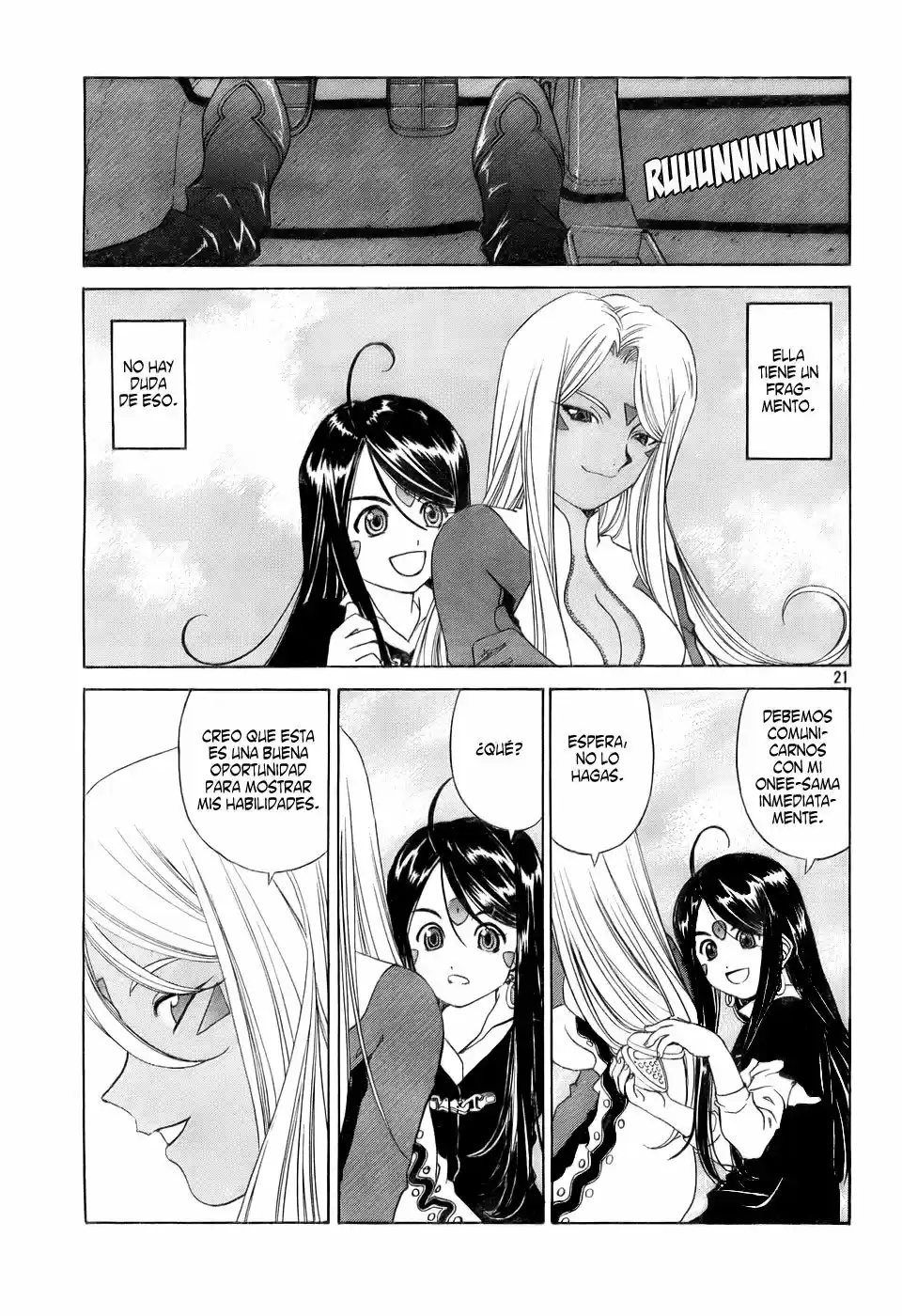 Aa! Megami-sama! capítulo 235, página 21