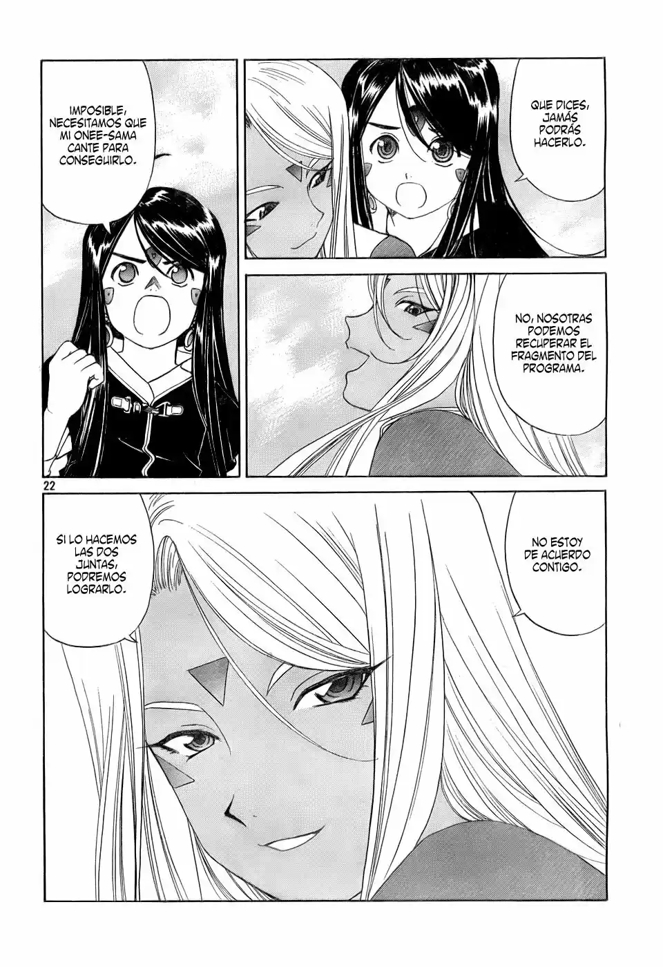 Aa! Megami-sama! capítulo 235, página 22