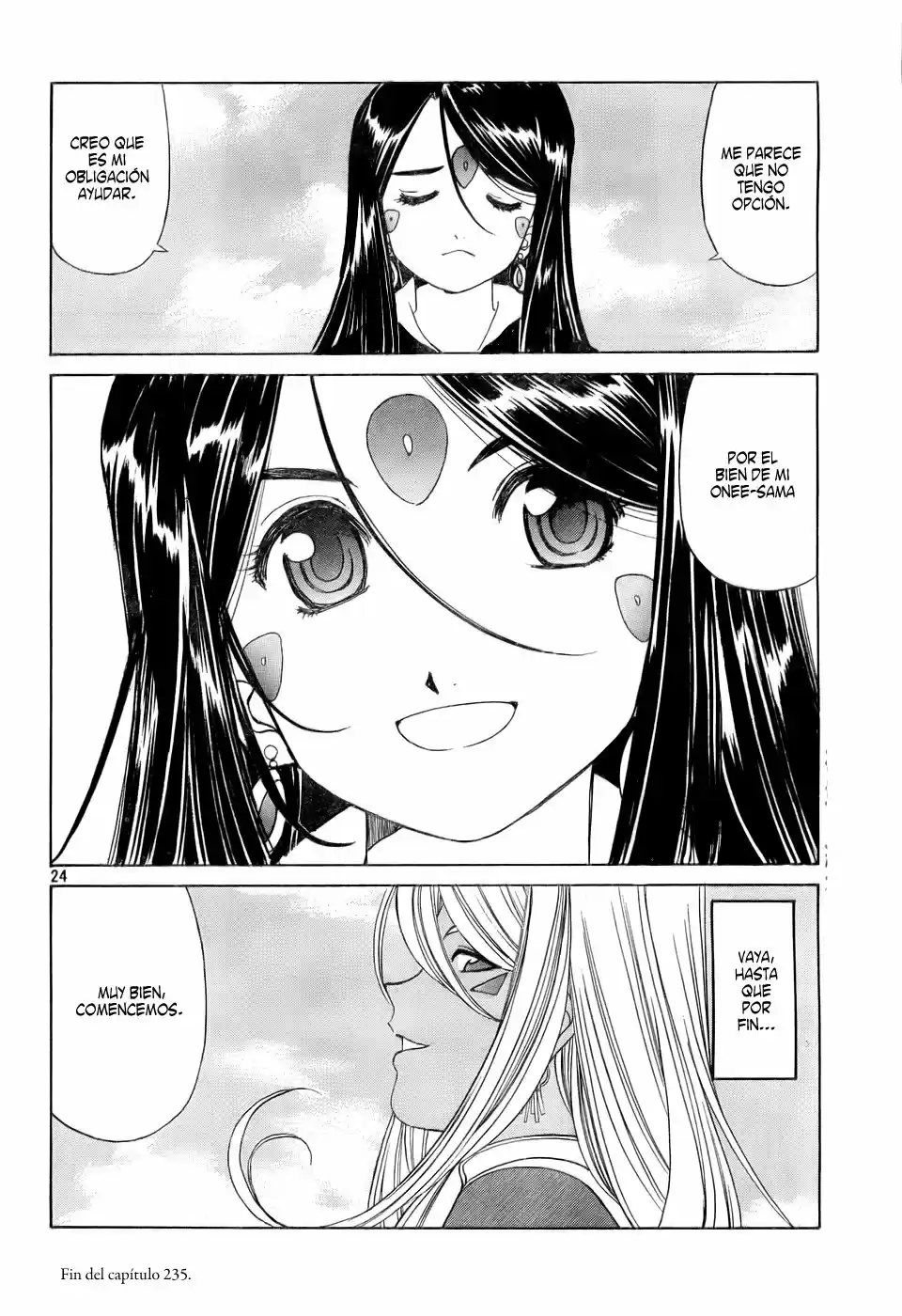 Aa! Megami-sama! capítulo 235, página 24