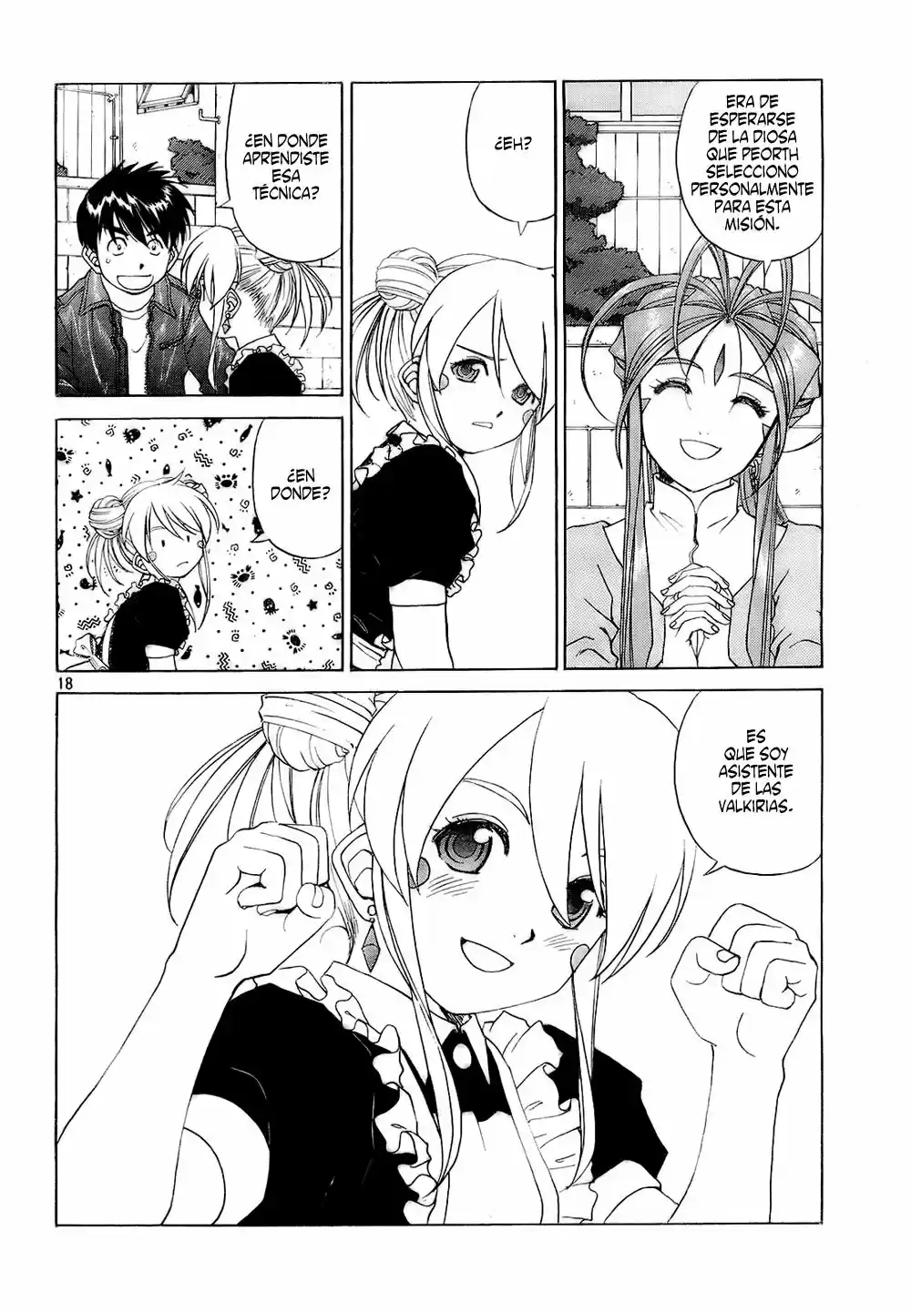 Aa! Megami-sama! capítulo 236, página 18