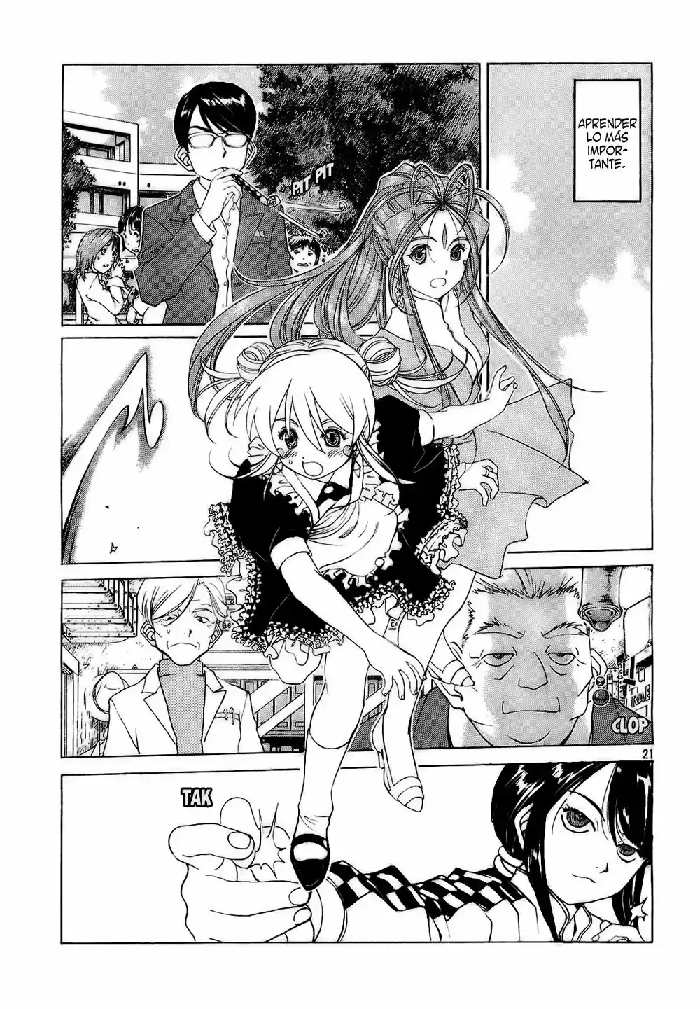 Aa! Megami-sama! capítulo 236, página 21