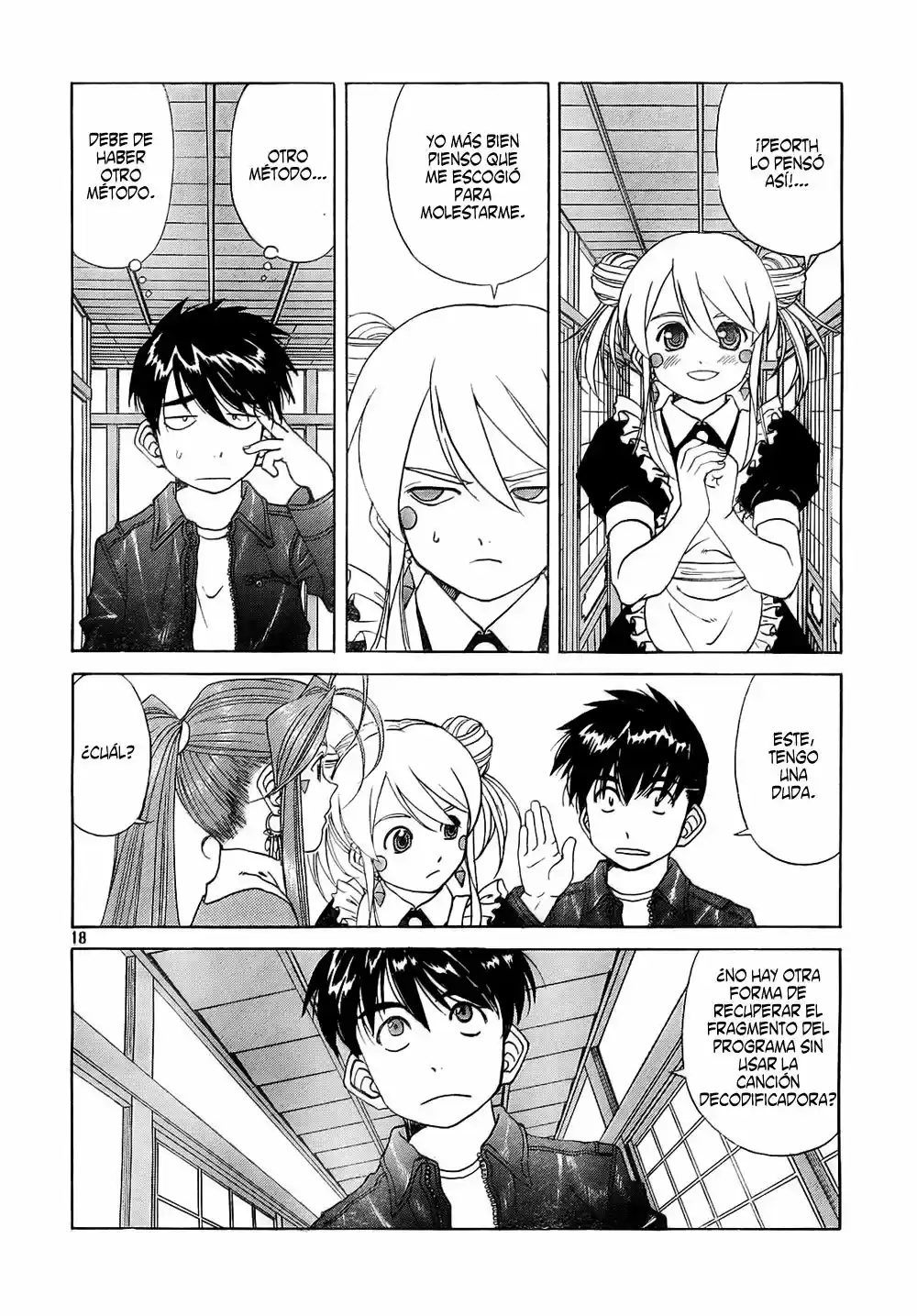 Aa! Megami-sama! capítulo 237, página 18