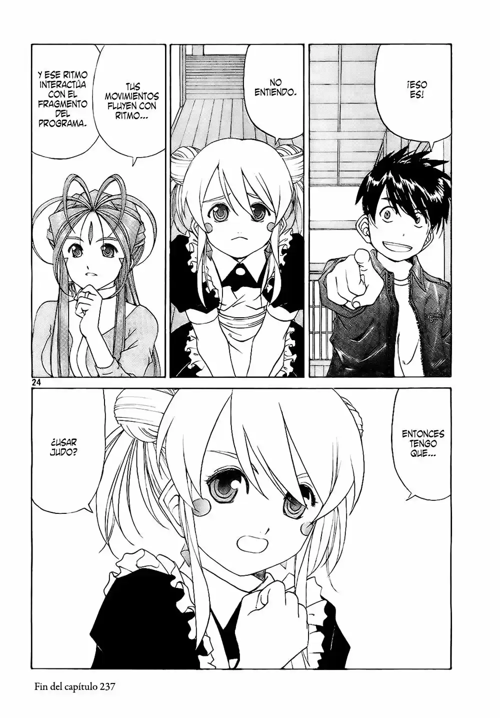 Aa! Megami-sama! capítulo 237, página 24