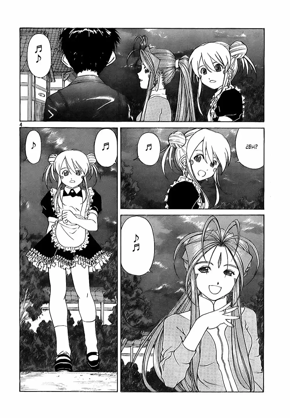 Aa! Megami-sama! capítulo 239, página 4