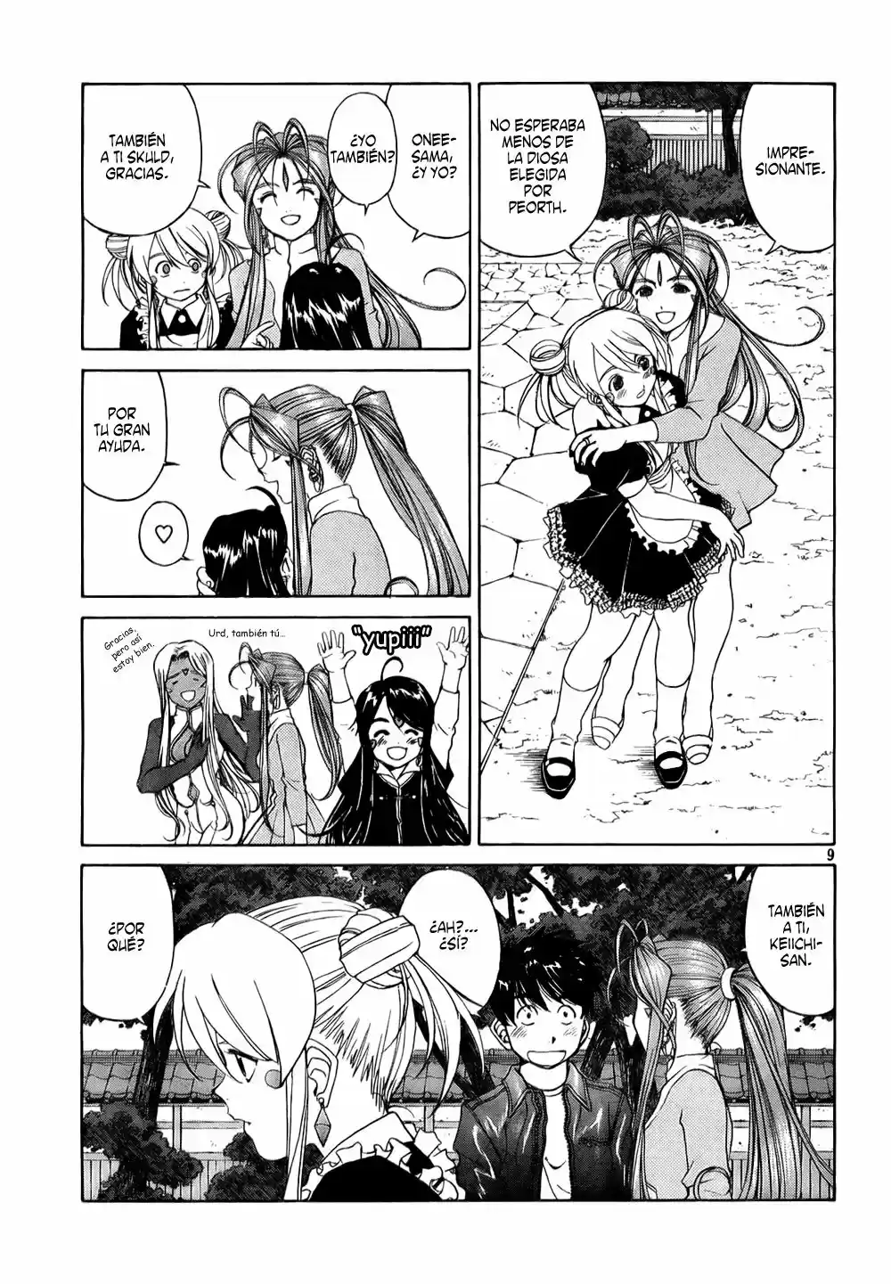 Aa! Megami-sama! capítulo 239, página 9