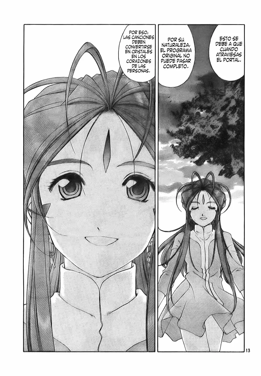 Aa! Megami-sama! capítulo 239, página 13