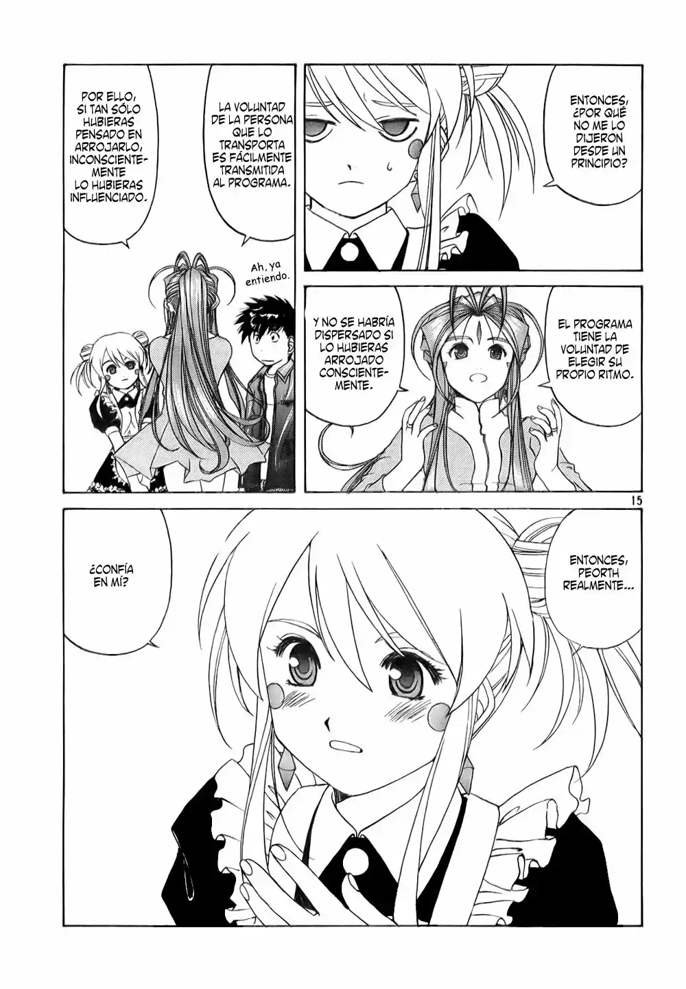 Aa! Megami-sama! capítulo 239, página 15