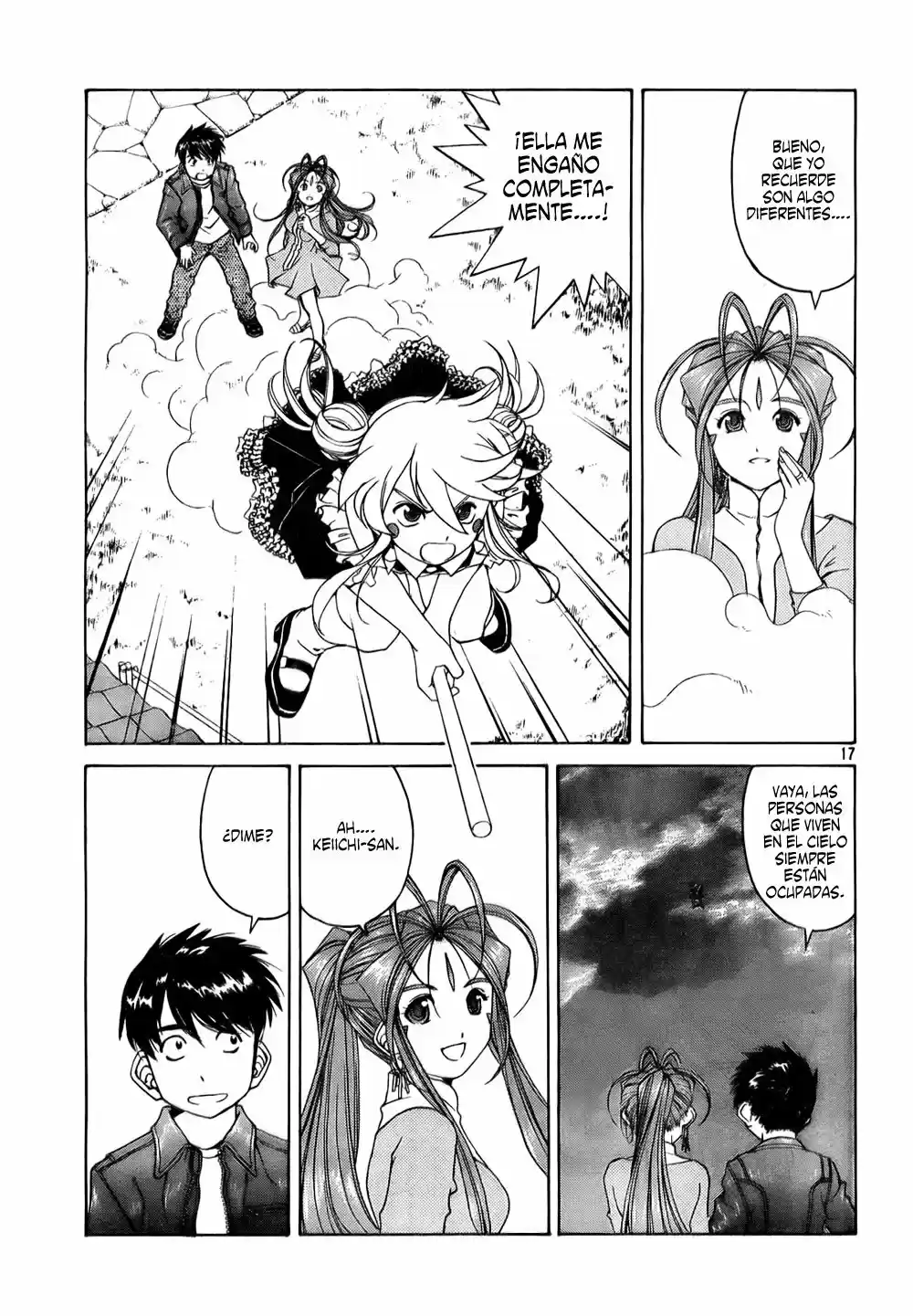 Aa! Megami-sama! capítulo 239, página 17