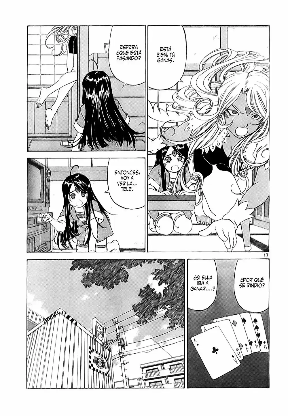 Aa! Megami-sama! capítulo 240, página 17