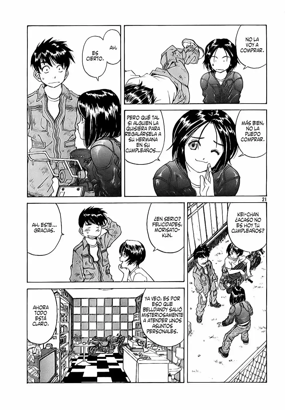 Aa! Megami-sama! capítulo 240, página 21