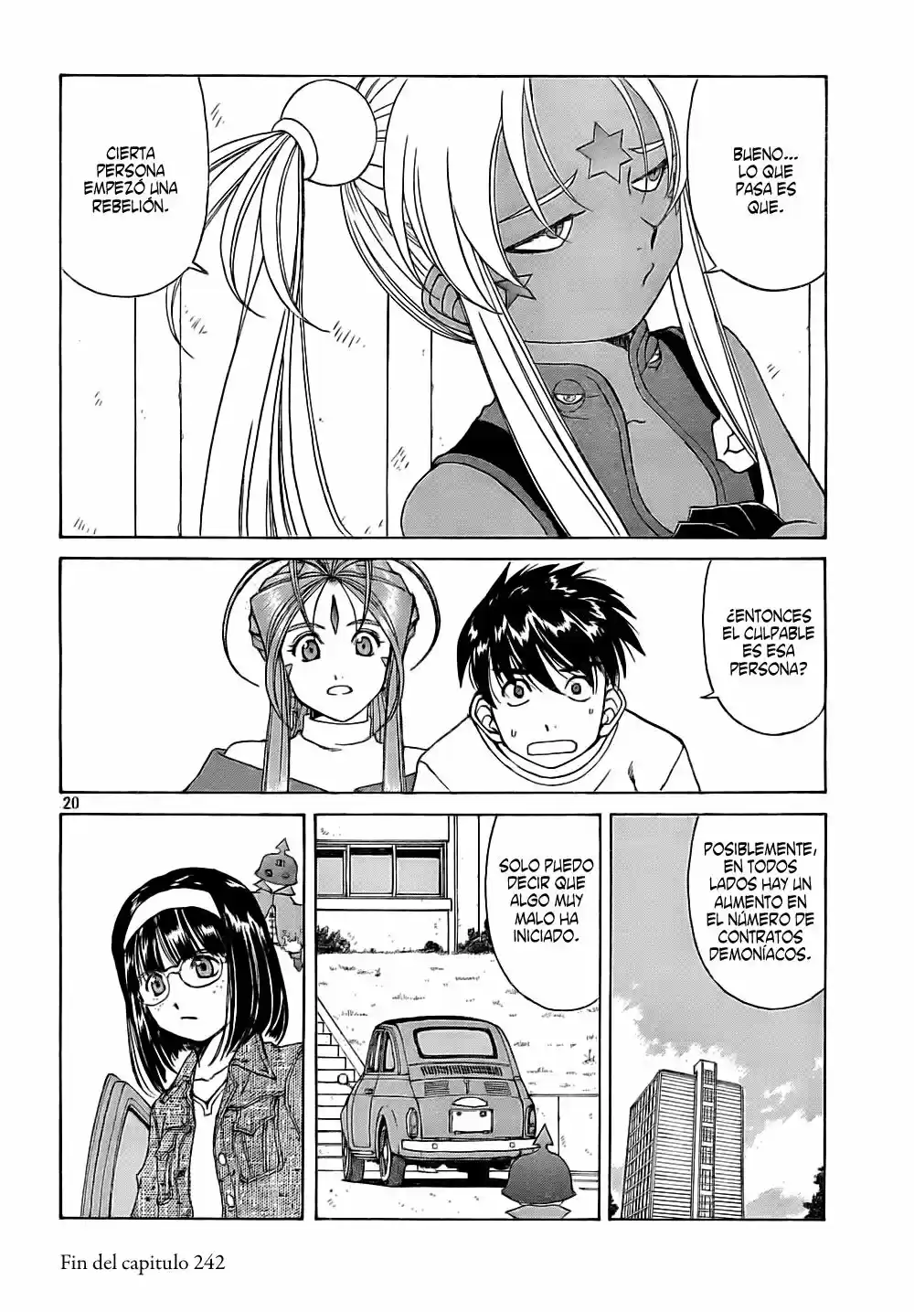 Aa! Megami-sama! capítulo 242, página 21