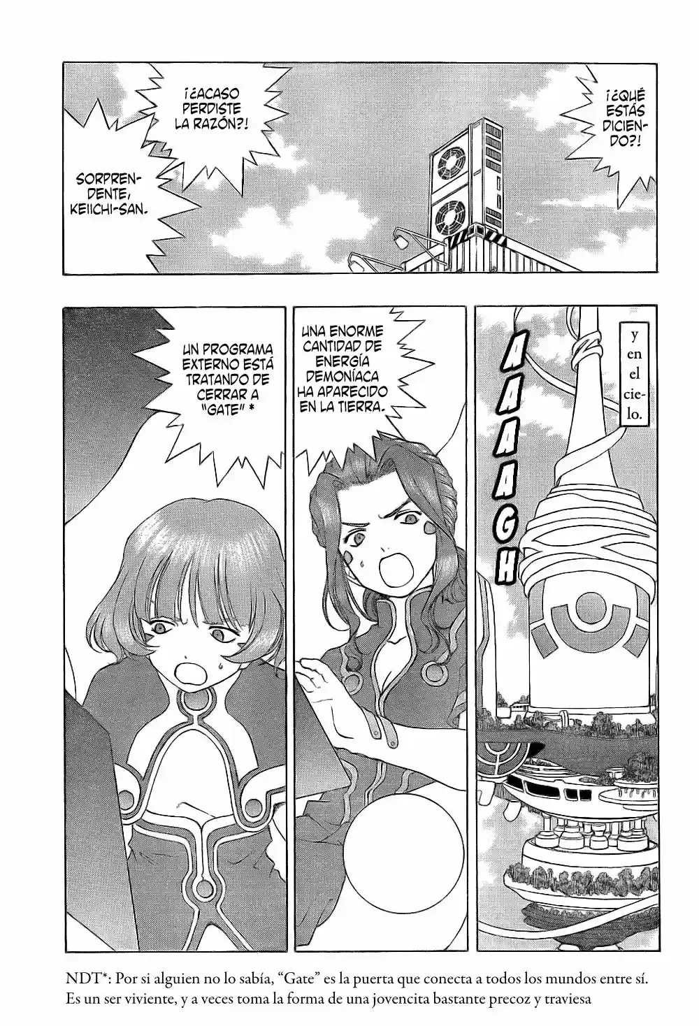 Aa! Megami-sama! capítulo 244, página 8
