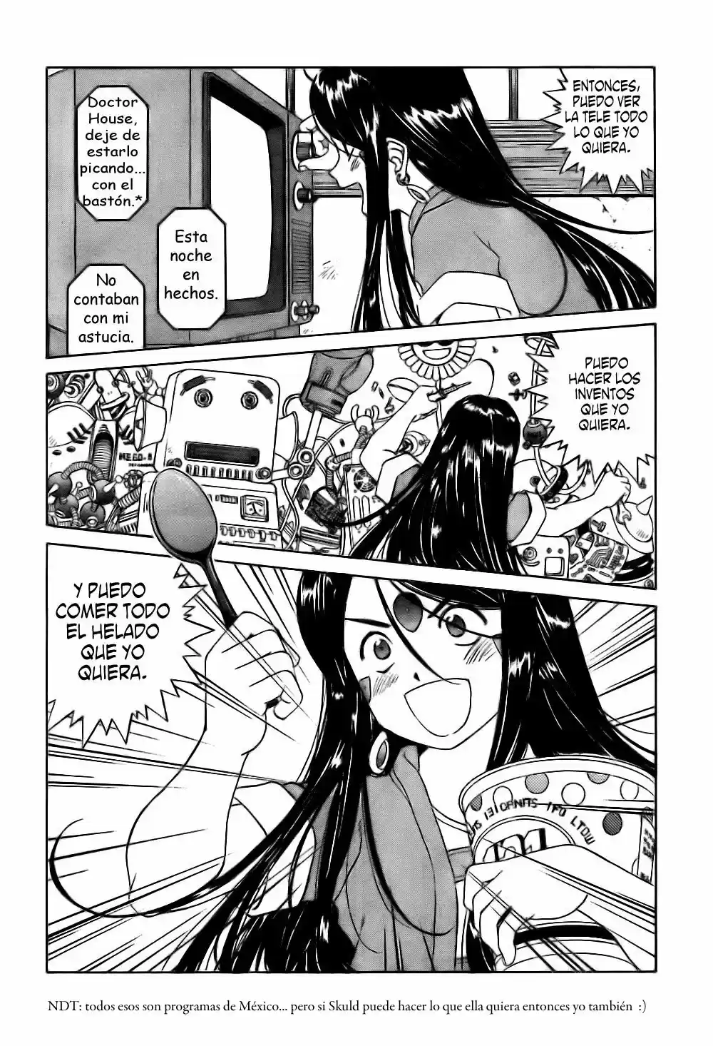 Aa! Megami-sama! capítulo 245, página 15