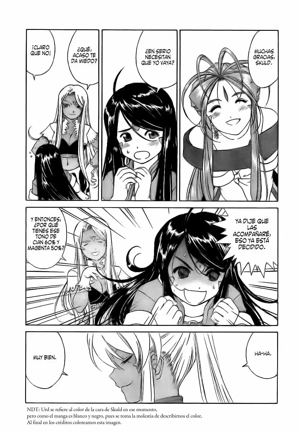 Aa! Megami-sama! capítulo 246, página 6