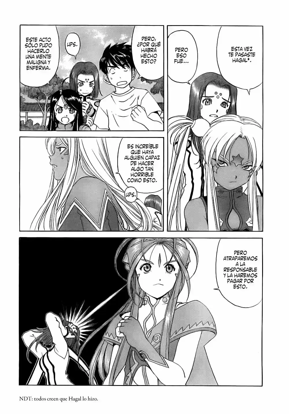 Aa! Megami-sama! capítulo 249, página 9