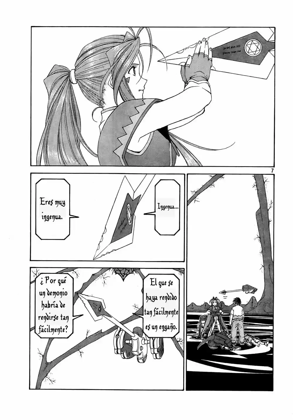 Aa! Megami-sama! capítulo 256, página 7